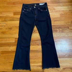 Rag & Bone cropped flair jeans